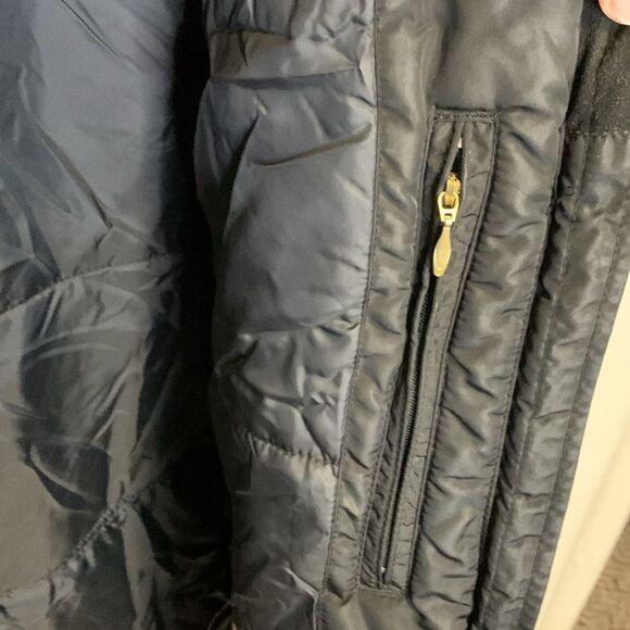 Obermeyer Vintage Retro Black Ski Snowboard Winter Parka Coat Size 16 - Picture 9 of 15
